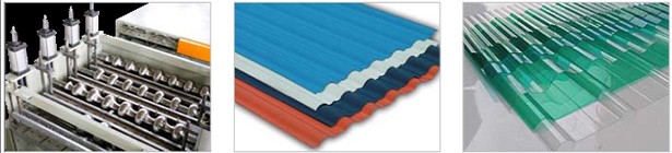 PC、PP、PVC波浪板生產(chǎn)線